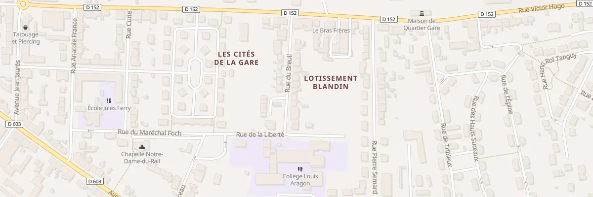 Plan du 23 Rue du Breuil à Jarny
