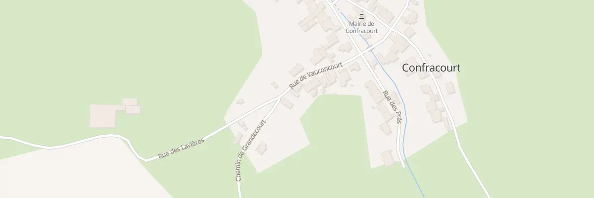 Plan du 12 Rue de Vauconcourt à Confracourt
