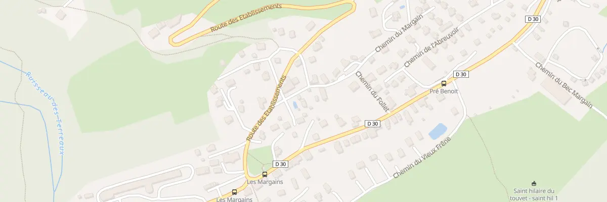 Plan du 4 Che du Margain à Plateau-des-Petites-Roches