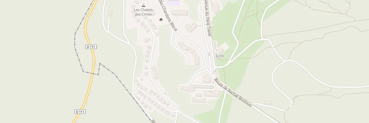 Plan du 394 Rue des Chardons Bleus à Chamrousse