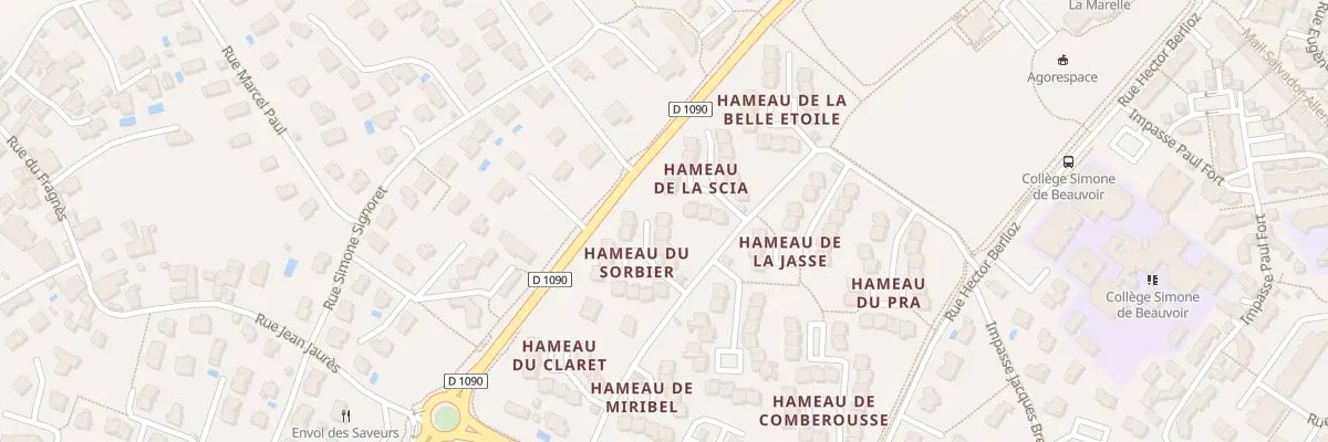 Plan du 284 Rue Victor Hugo à Crolles