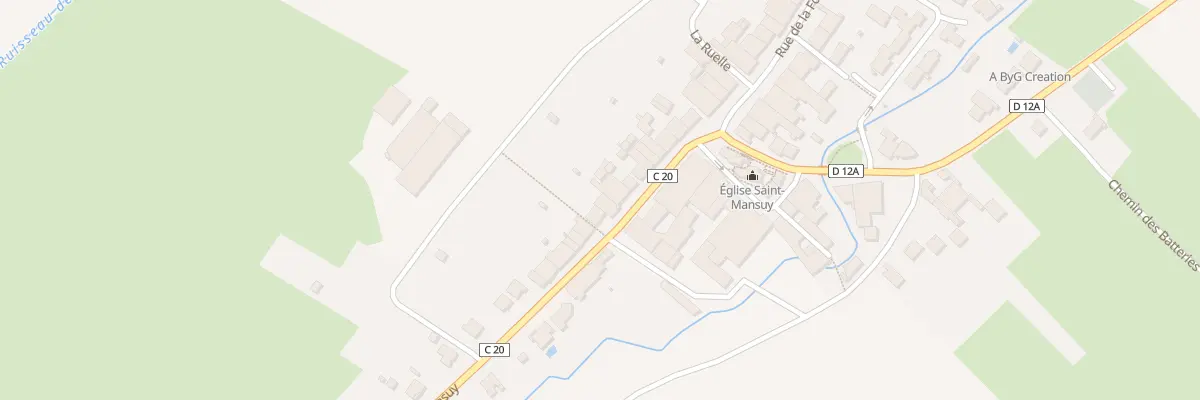 Plan du 16 Rue Saint-Mansuy à Gye