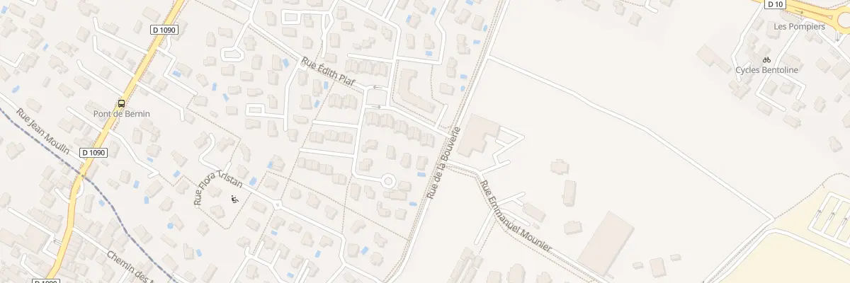 Plan du 256 Rue Edith Piaf à Crolles