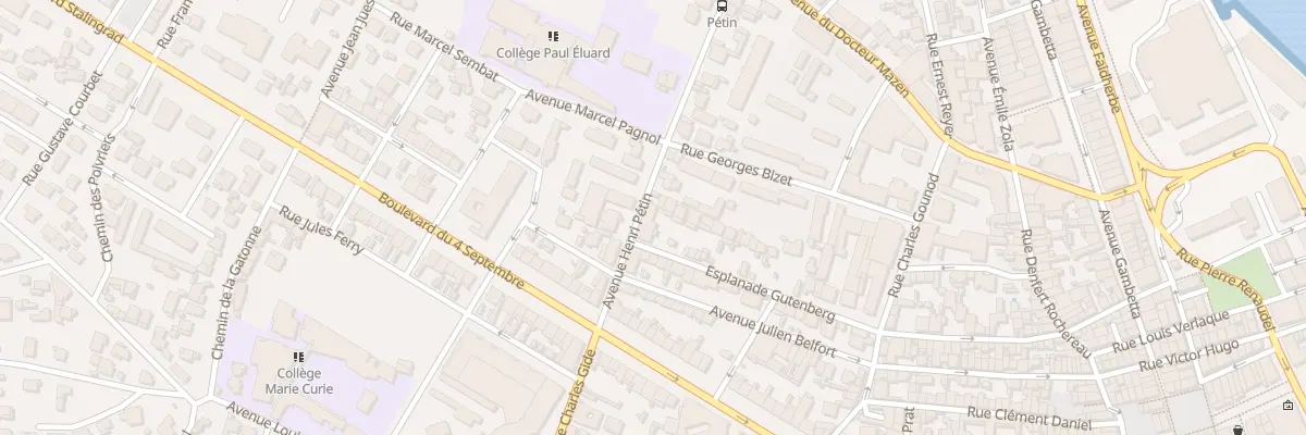 Plan du 37 Esp Gutenberg à La Seyne-sur-Mer
