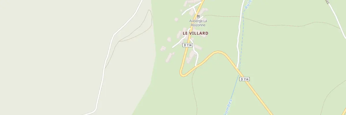 Plan du 5073 Le Villard à Lavaldens