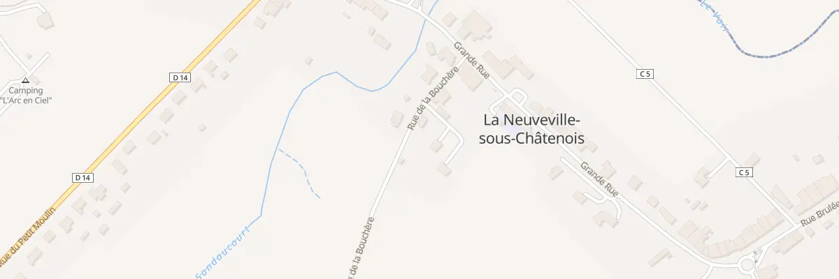Plan du 95 Rue de la Bouchère à La Neuveville-sous-Châtenois