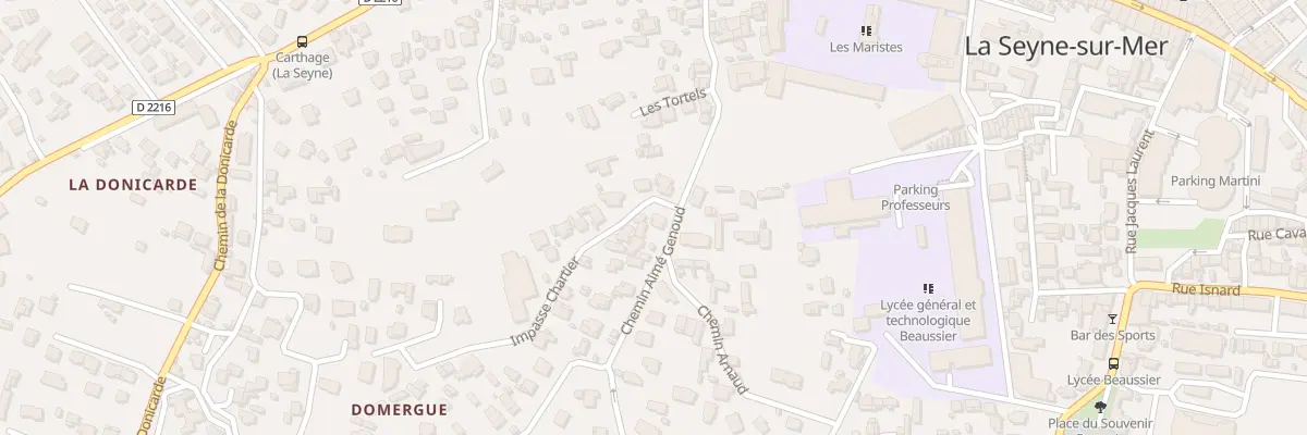 Plan du 279 Rue Aime Genoud à La Seyne-sur-Mer