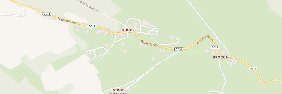 Plan du 192 Rte de Girod à Chêne-en-Semine