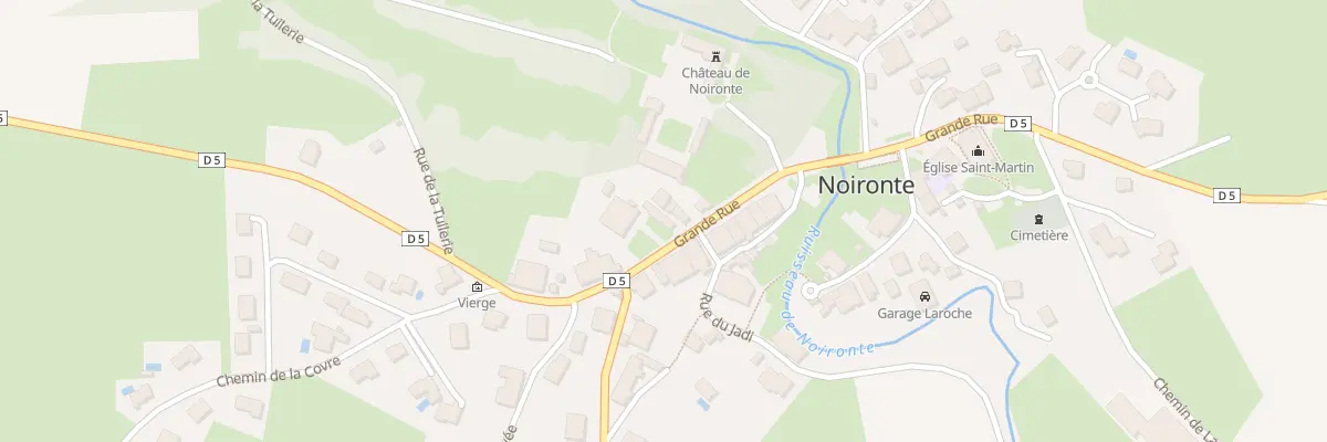 Plan du 16 Gr Grande Rue à Noironte