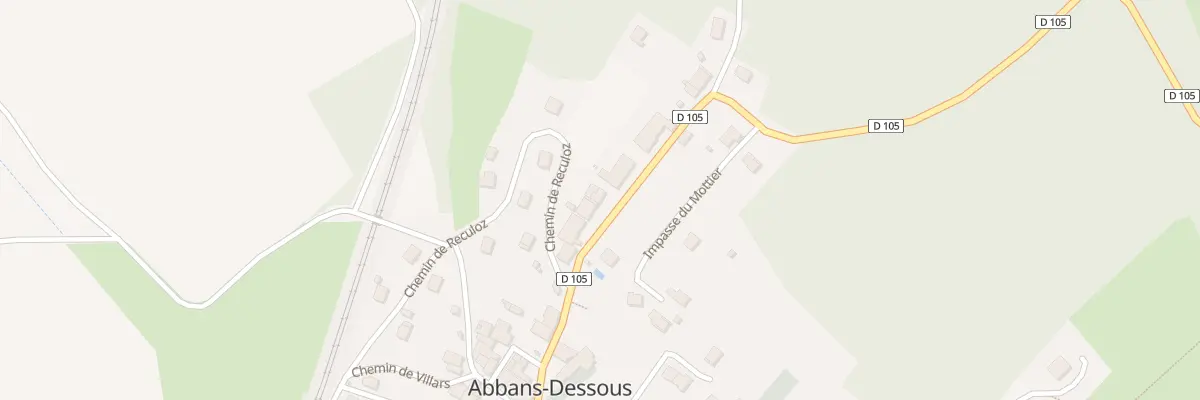 Plan du 10 Rue Jouffroy d’Abbans à Abbans-Dessous