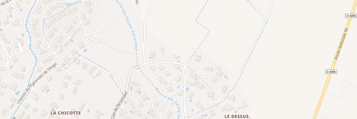 Plan du 101 La Combe d’Azard à Villeneuve