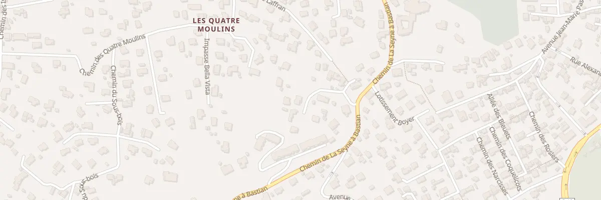 Plan du 299E Che de Laffran à La Seyne-sur-Mer