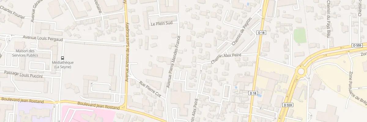 Plan du 419 Av Pierre Mendes-france à La Seyne-sur-Mer
