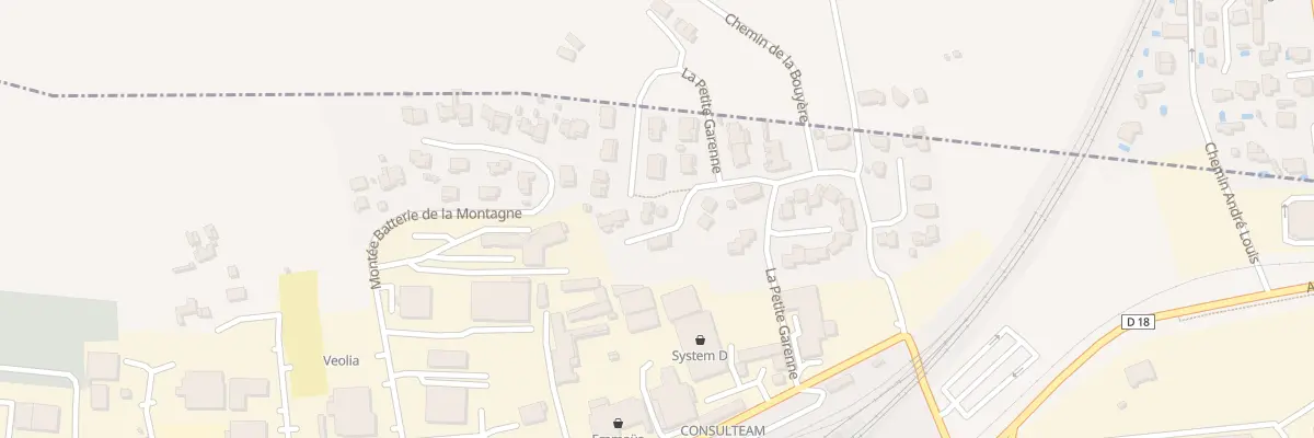 Plan du 18 Rue Lot de la Petite Garenne à La Seyne-sur-Mer