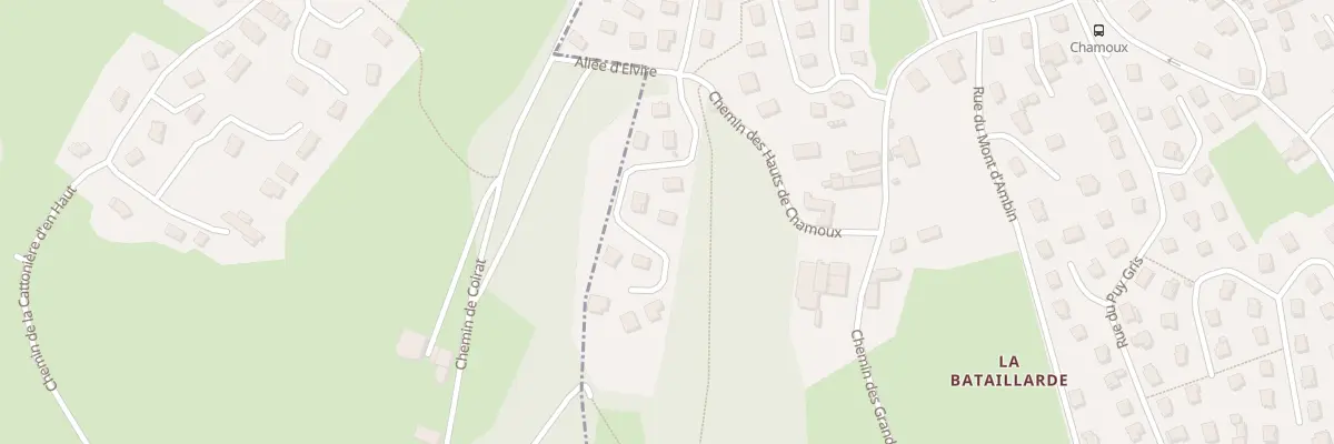 Plan du 533 Av de Châtillon à Chambéry
