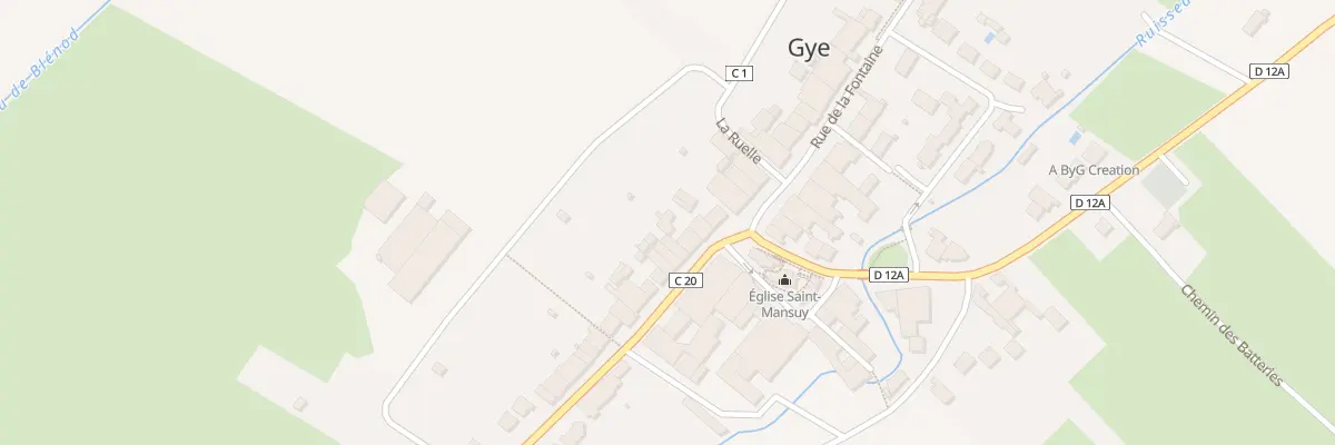 Plan du 4 Rue Saint-Mansuy à Gye