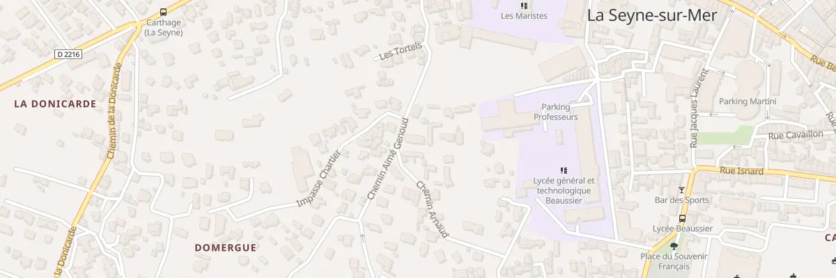 Plan du 278 Rue Aime Genoud à La Seyne-sur-Mer