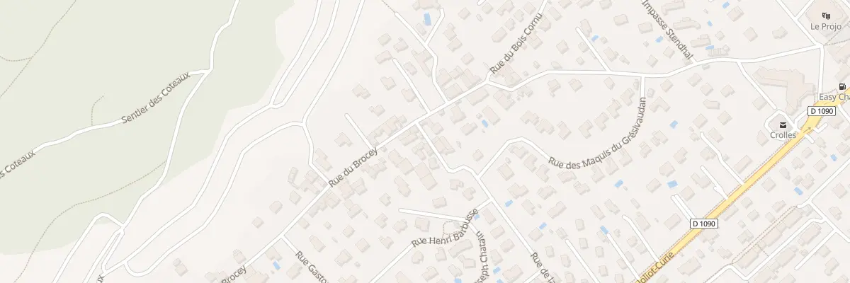 Plan du 313 Rue de la Charrière à Crolles