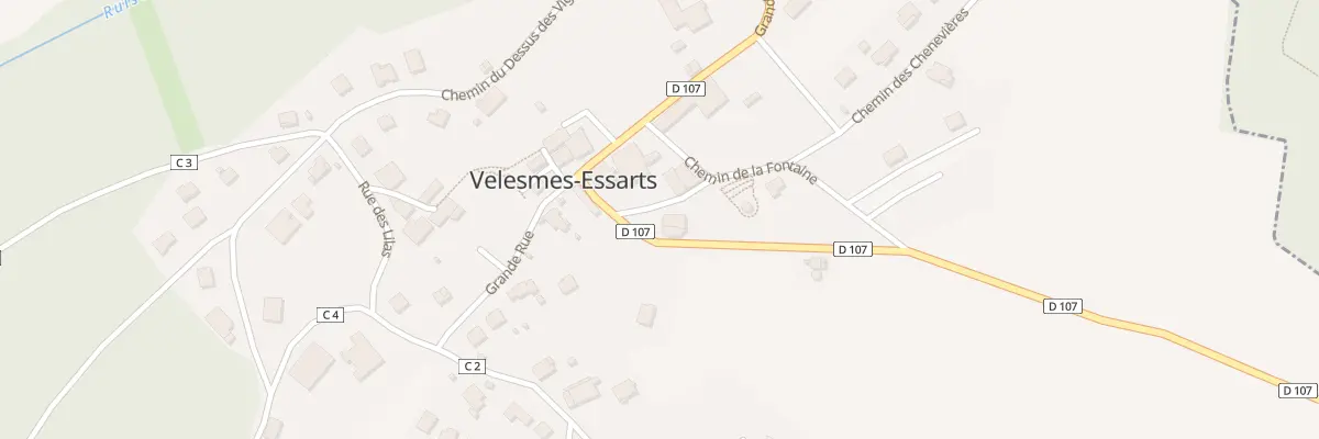 Plan du 1 Rue de Grandfontaine à Velesmes-Essarts