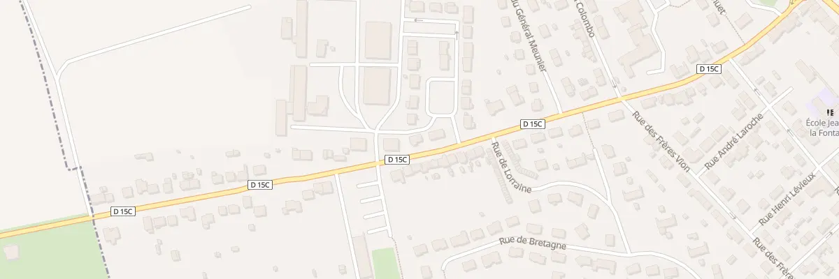 Plan du 16 Rue du Seizieme Bcp à Labry