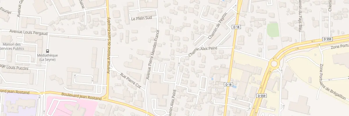 Plan du 190 Av Alex Peire à La Seyne-sur-Mer