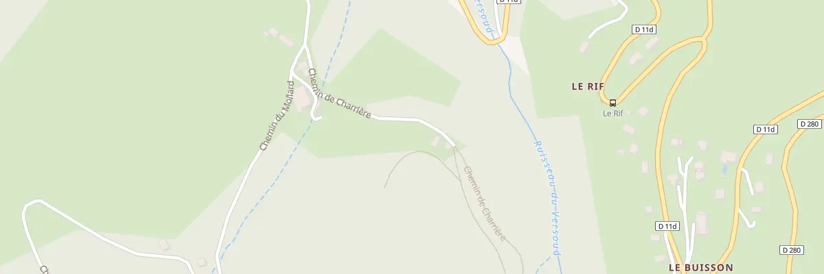 Plan du 232 Che de Charrière à Saint-Jean-le-Vieux