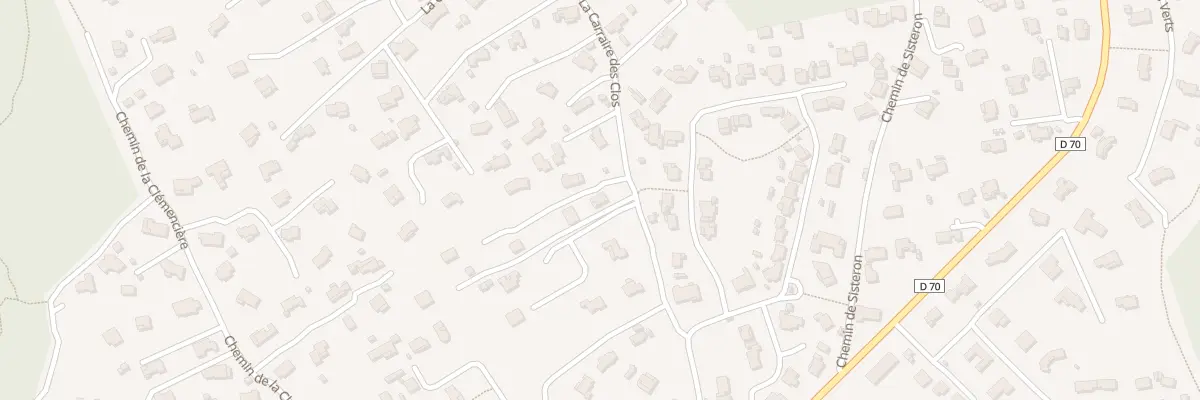 Plan du 5658 Les Esclaveoux à Seillons-Source-d’Argens
