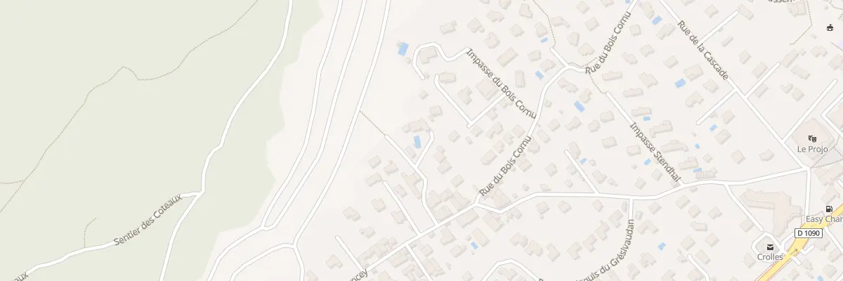 Plan du 600 Rue du Brocey à Crolles