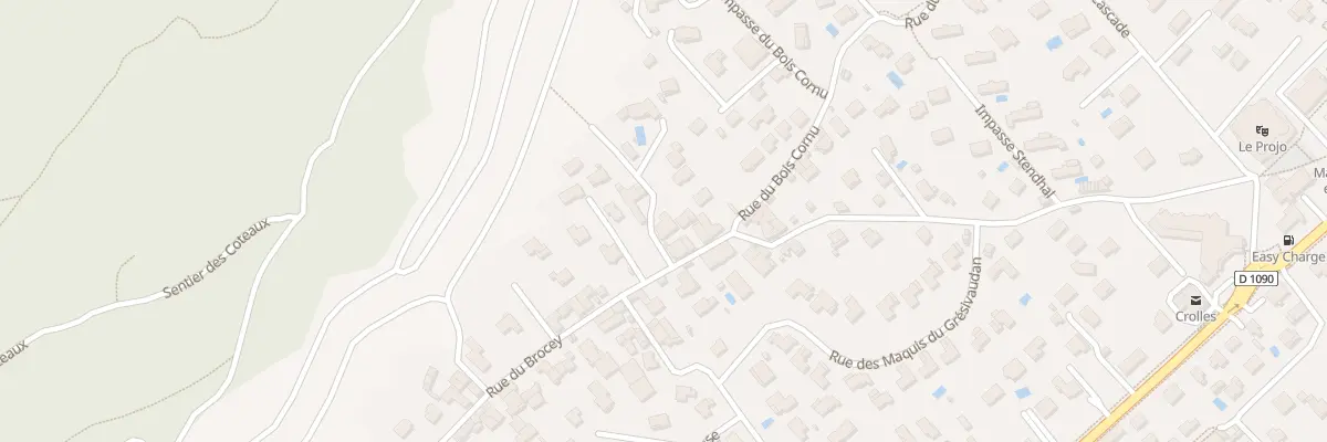 Plan du 586B Rue du Brocey à Crolles