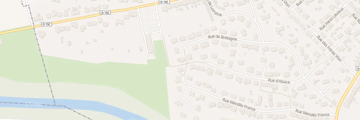 Plan du 22 Rue de Bretagne à Labry
