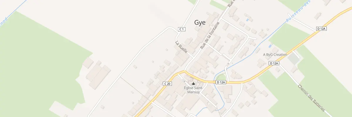 Plan du 3 Rue de la Fontaine à Gye