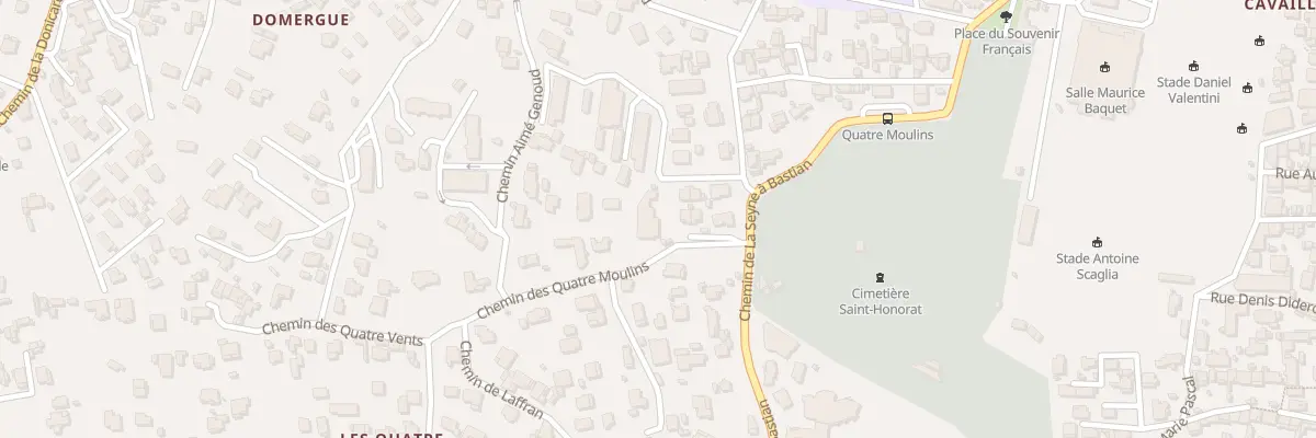 Plan du 57 Che des Quatre Moulins Cc 131 à La Seyne-sur-Mer