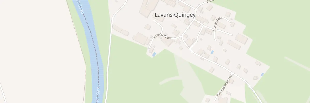 Plan du 5 Rue du Puits à Lavans-Quingey
