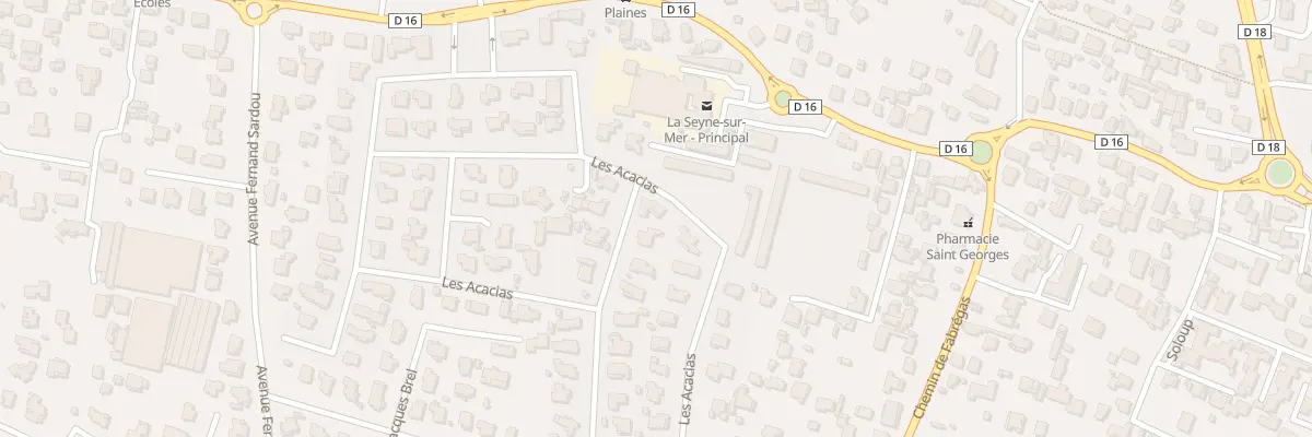 Plan du 30 Rue du Lot Les Acacias à La Seyne-sur-Mer