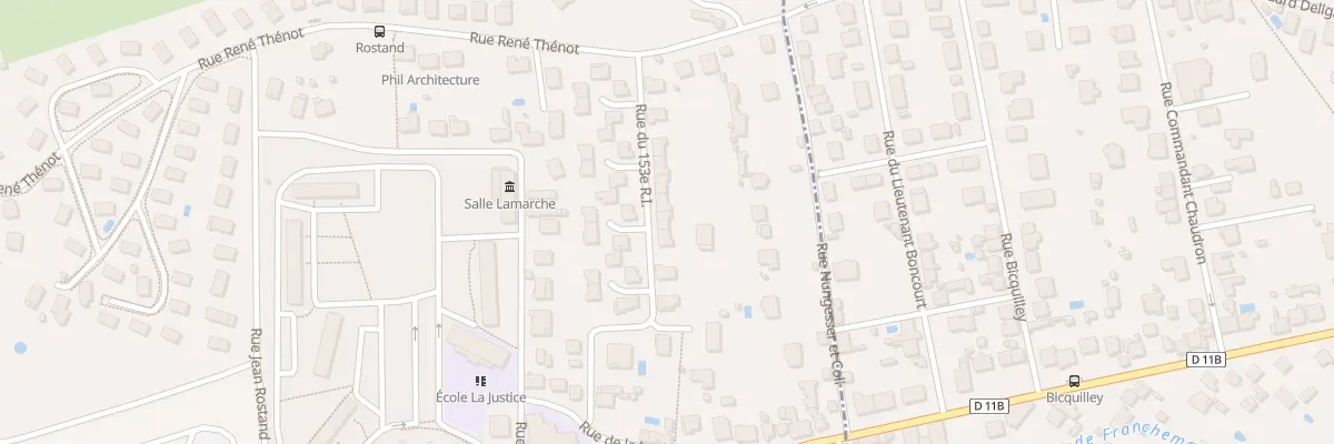 Plan du 172 Rue du 153 R I à Écrouves
