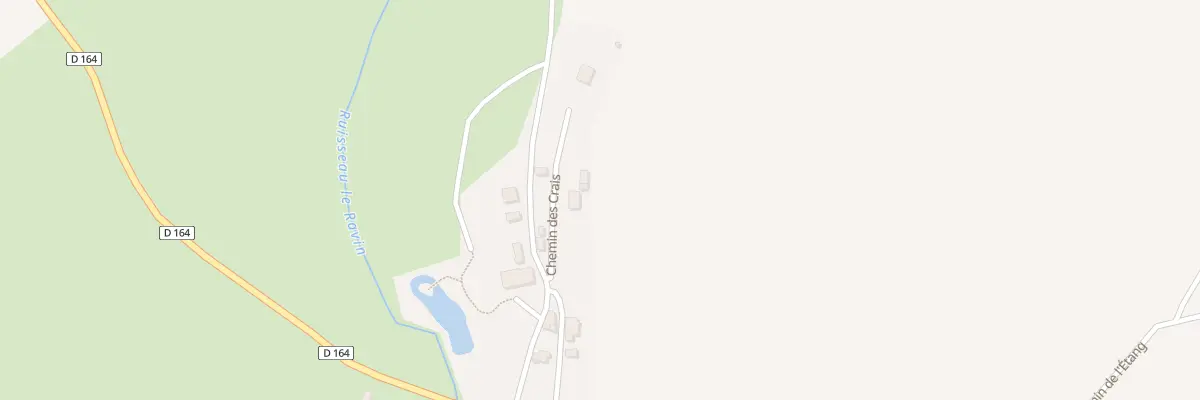 Plan du 1 Che des Crais à Confracourt
