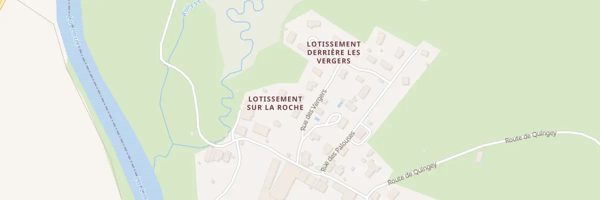 Plan du 24 Rue des Vergers à Lavans-Quingey