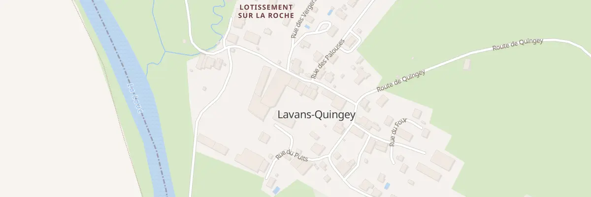 Plan du 5 Rue de la Lavandière à Lavans-Quingey