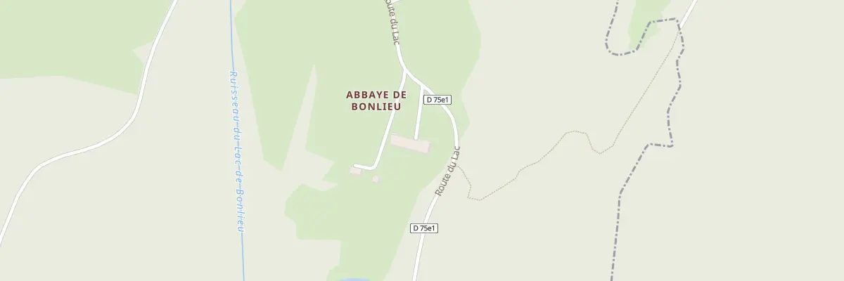 Plan du 10 Rte du Lac à Bonlieu