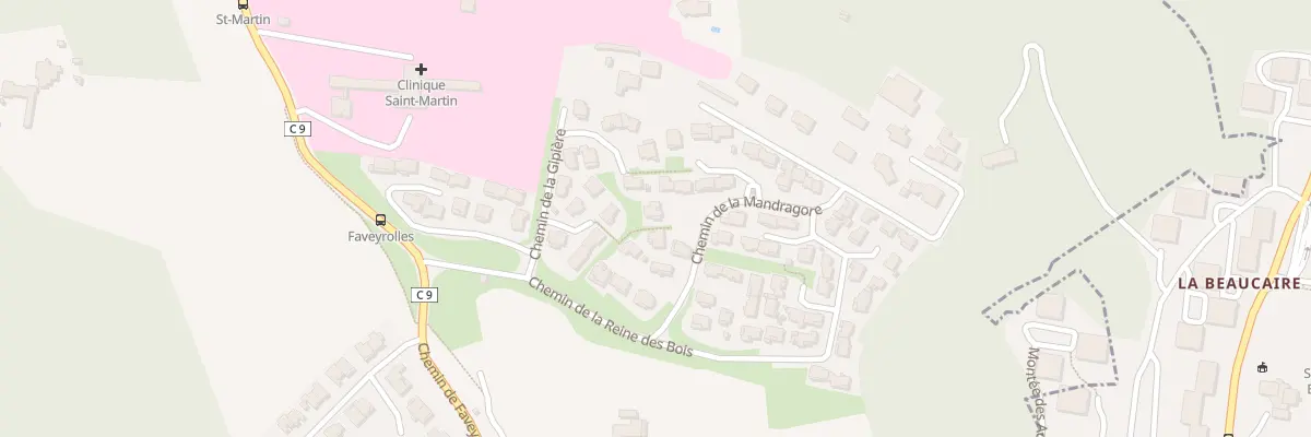 Plan du 191 Che de la Mandragore à Ollioules