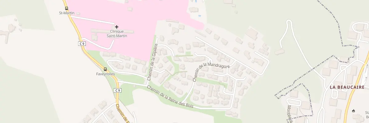 Plan du 197 Che de la Mandragore à Ollioules
