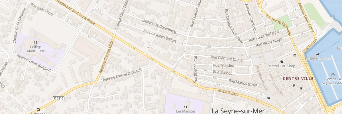 Plan du 1 Bd du Quatre Septembre à La Seyne-sur-Mer