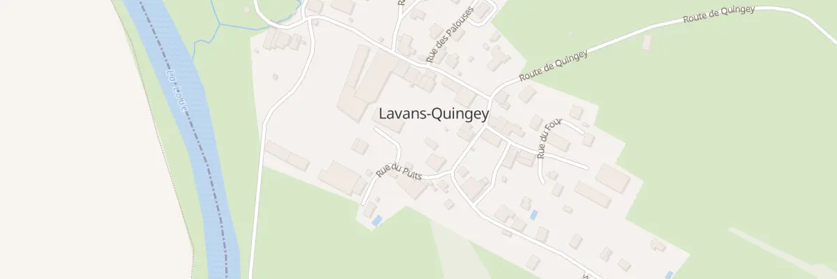 Plan du 5016 Rue de la Mairie à Lavans-Quingey