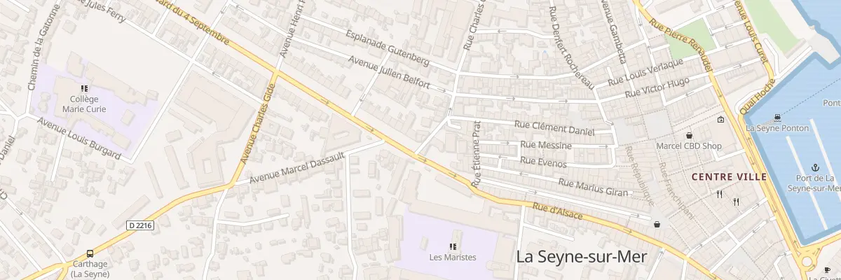 Plan du 1B Bd du Quatre Septembre à La Seyne-sur-Mer