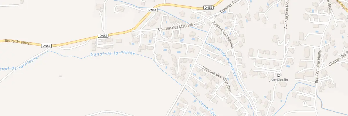 Plan du 1 Che du Plan à Gréoux-les-Bains