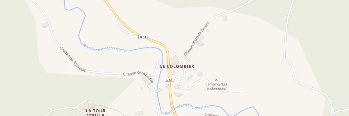 Plan du 5070 Le Colombier à Valbelle