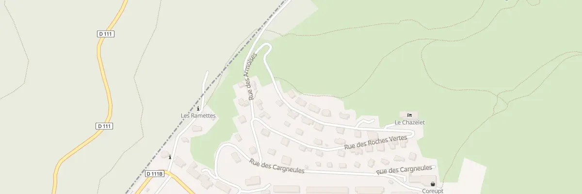Plan du 630 Rue des Roches Vertes à Chamrousse