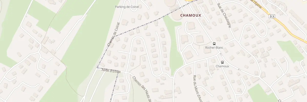 Plan du 75 Rue de la Belle Etoile à Chambéry