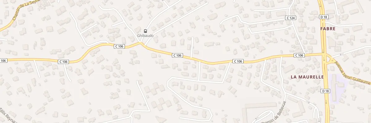 Plan du 5007F Che de Fabre A Gavet * à La Seyne-sur-Mer