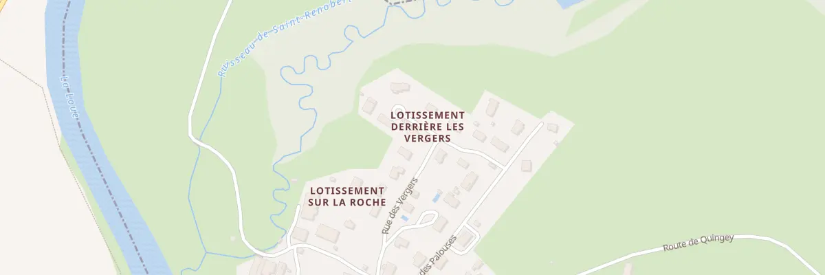 Plan du 16 Rue des Vergers à Lavans-Quingey